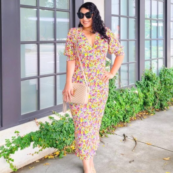 Floral Puff Sleeve Dresses